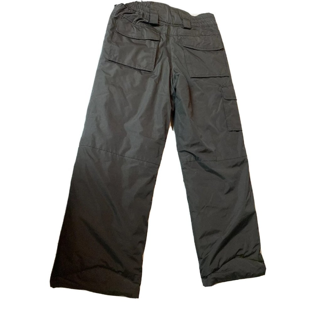 White Sierra Youth Size M Snow Pants Black Cargo Pocket - Picture 2 of 5